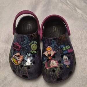 Crocs Disney Villains Kids' Navy and Pink - Size 12